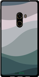 TPU чехол З фіолетовим та бірюзовим ретро-стилем та хвилями для Xiaomi Mi MiX 2 - 6533b-1067 изображение 
