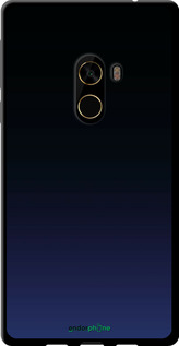TPU чехол Градиент в тёмно - синем стиле для Xiaomi Mi MiX 2 - 6542b-1067 изображение 