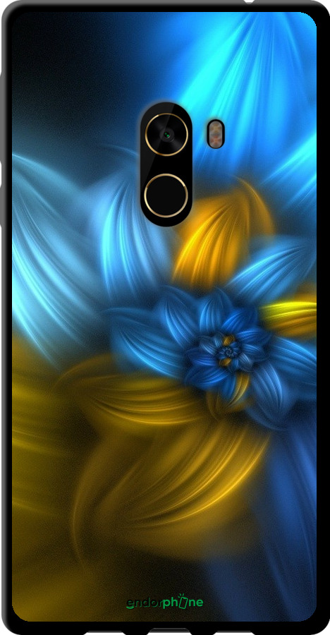 

TPU чорний чохол "Візерунок 46" для Xiaomi Mi MiX 2, Синій