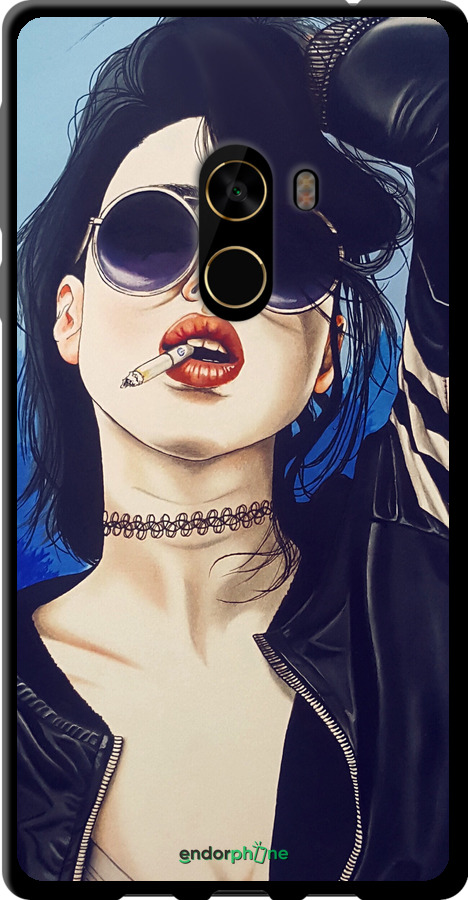 TPU чехол Девушка на стиле для Xiaomi Mi MiX 2 - 4151b-1067 изображение 