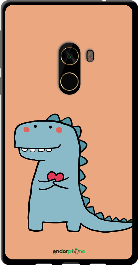 

TPU preto Capa " dragão para ele" para Xiaomi Mi MiX 2, Vermelho