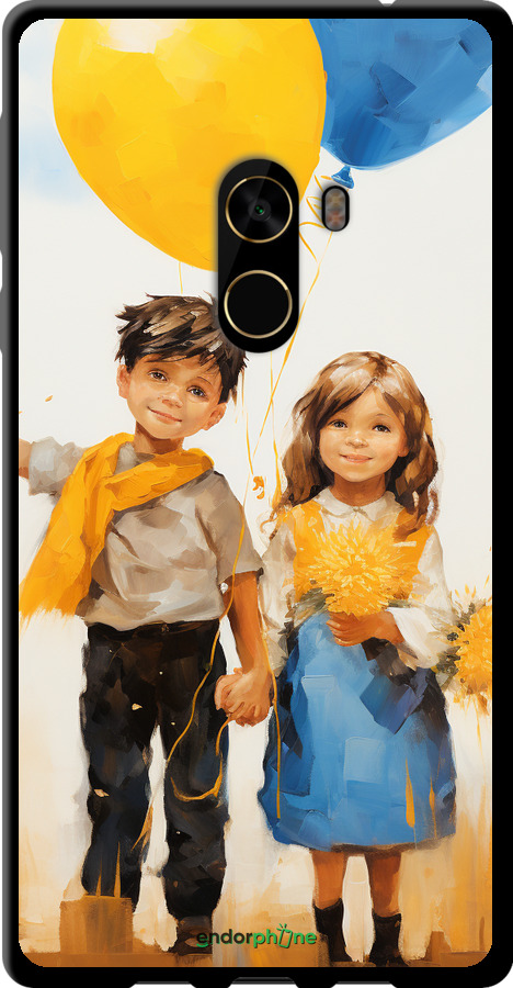 TPU чехол Дети с шариками для Xiaomi Mi MiX 2 - 5659b-1067 изображение 