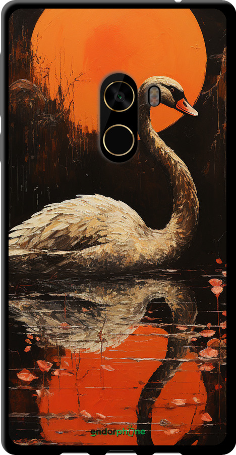 TPU чехол Лебедь для Xiaomi Mi MiX 2 - 5964b-1067 изображение 