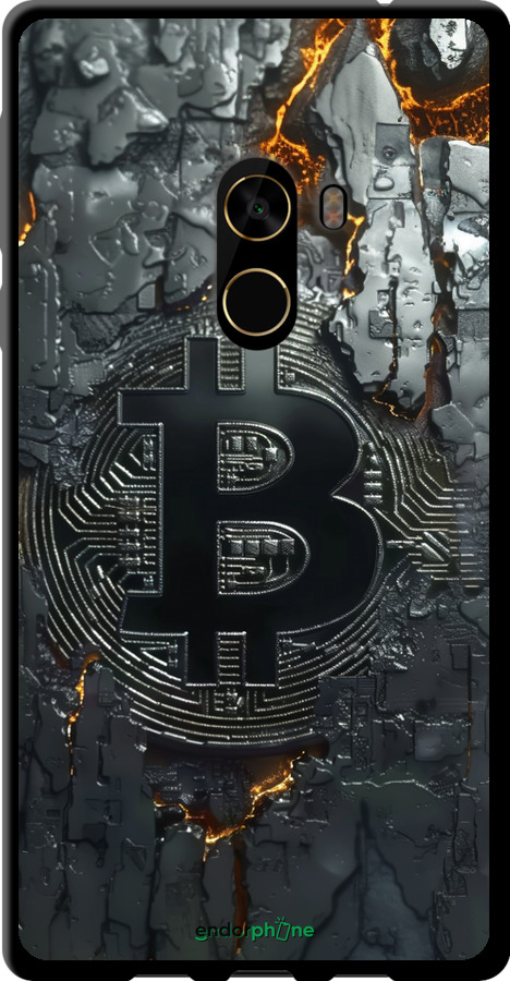 TPU чехол Раскаленный биткойн для Xiaomi Mi MiX 2 - 6091b-1067 изображение 