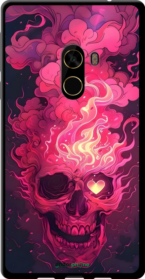 TPU чехол Череп арт для Xiaomi Mi MiX 2 - 6385b-1067 изображение 