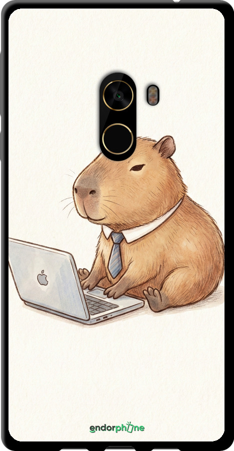 TPU чехол Funny Capybara CEO Working для Xiaomi Mi MiX 2 - 6777b-1067 изображение 