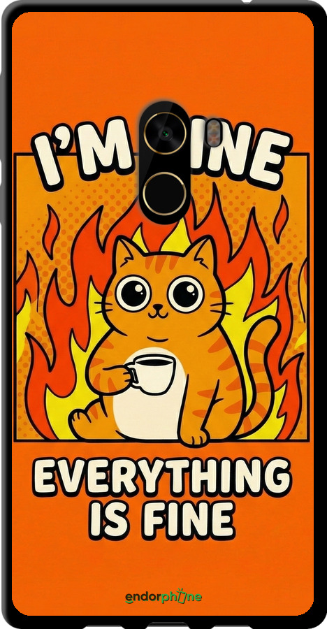 TPU чехол Funny Cat для Xiaomi Mi MiX 2 - 6786b-1067 изображение 