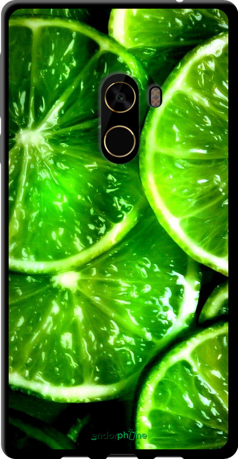 TPU чехол Зелені часточки лимона для Xiaomi Mi MiX 2 - 852b-1067 изображение 