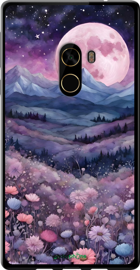 Силіконовий чехол Ніч місяць арт для Xiaomi Mi MiX 2 - 6319u-1067 изображение 