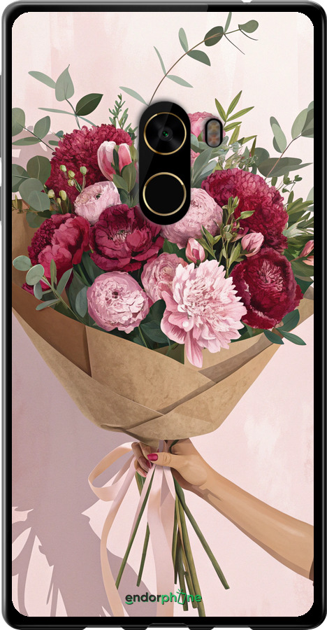 2D пластиковий чехол Півонії 1 для Xiaomi Mi MiX 2 - 6705t-1067 изображение 