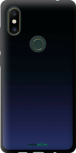 TPU чехол Градієнт у темно-синьому стилі для Xiaomi Mi Mix 2s - 6542b-1438 изображение 