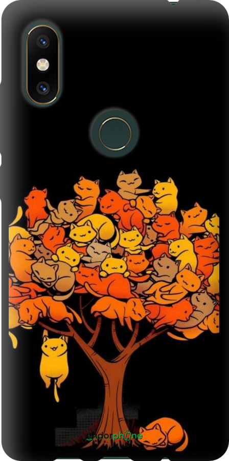 TPU чехол Дерево та котики для Xiaomi Mi Mix 2s - 6516b-1438 изображение 