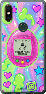 Силиконовый чехол Y2K Aesthetic Retro Pet: Годуй мене кавою для Xiaomi Mi Mix 2s - 6784u-1438 изображение 