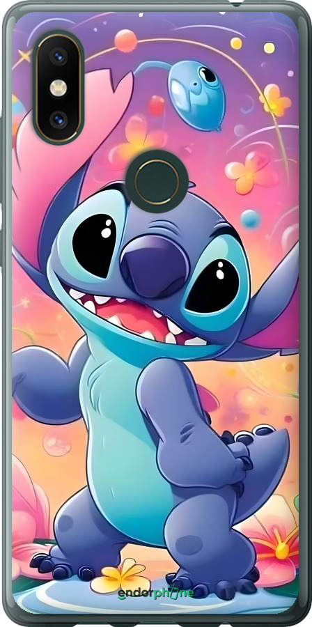 Силиконовый чехол Стич 2 для Xiaomi Mi Mix 2s - 6371u-1438 изображение 