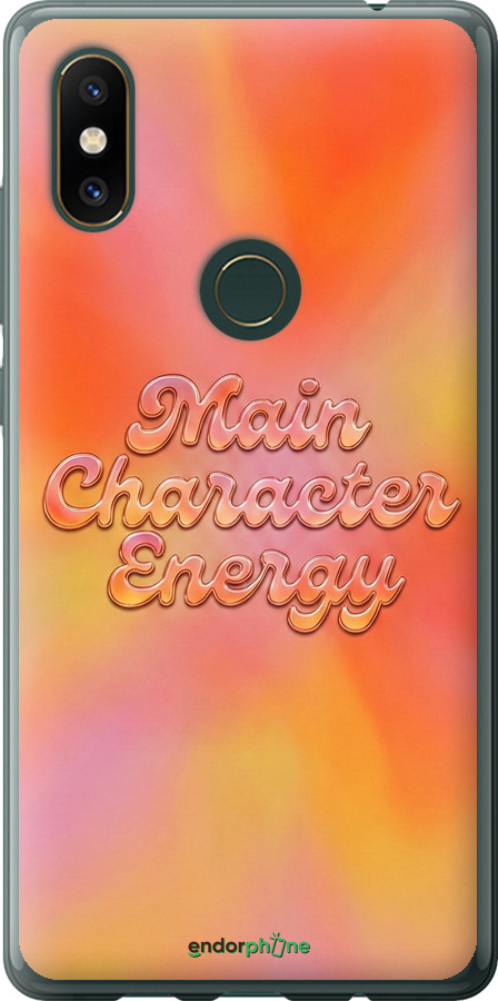 Силиконовый чехол Aura Gradient Main Character Energy Aesthetic Y2K для Xiaomi Mi Mix 2s - 6783u-1438 изображение 