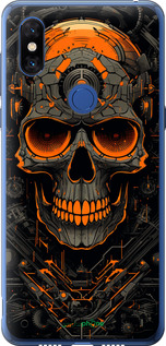 2D пластиковий чехол Череп для Xiaomi Mi Mix 3 - 5952t-1599 изображение 