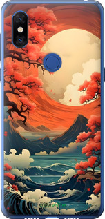 2D пластиковый чехол Природа японии для Xiaomi Mi Mix 3 - 6327t-1599 изображение 