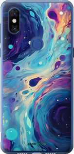 Силіконовий чехол Арт акварель для Xiaomi Mi Mix 3 - 6329u-1599 изображение 