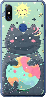 2D пластиковый чехол Милый котик для Xiaomi Mi Mix 3 - 6364t-1599 изображение 