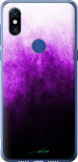 Силиконовый чехол Абстрактная композиция в фиолетовых тонах для Xiaomi Mi Mix 3 - 6478u-1599 изображение 
