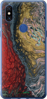 2D пластиковый чехол С изображением абстрактной живописи для Xiaomi Mi Mix 3 - 6530t-1599 изображение 
