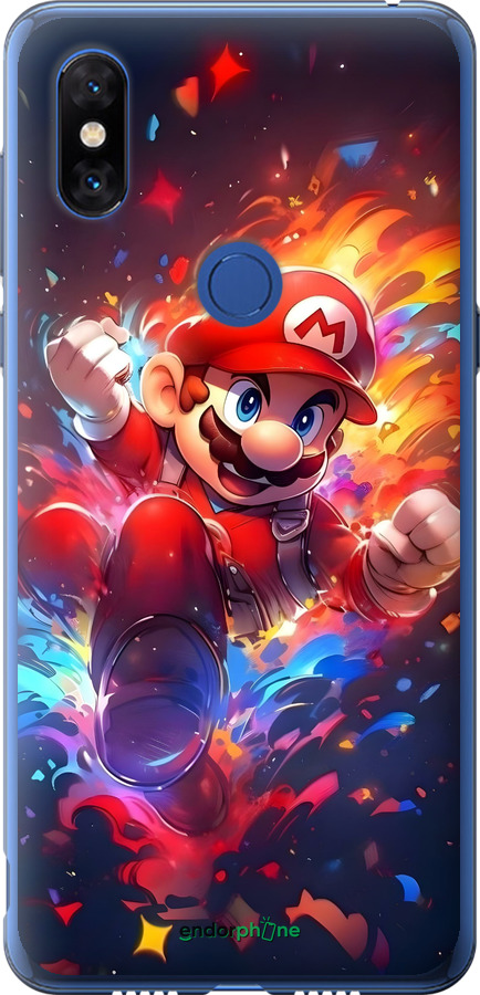2D пластиковый чехол Супер Марио для Xiaomi Mi Mix 3 - 6342t-1599 изображение 