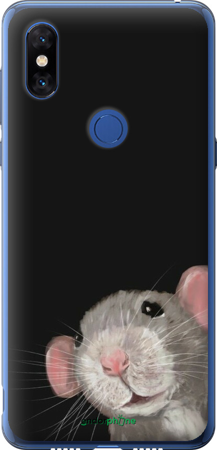 2D пластиковый чехол The Peeking Rat для Xiaomi Mi Mix 3 - 6442t-1599 изображение 