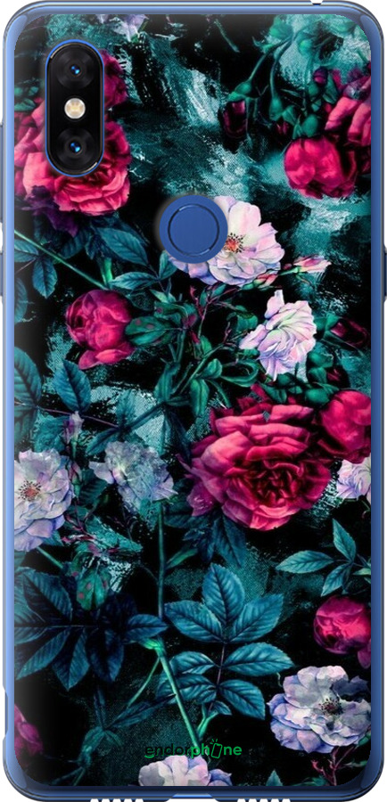 Силиконовый чехол Сад и розы для Xiaomi Mi Mix 3 - 6483u-1599 изображение 