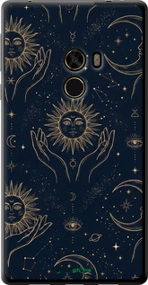 Силиконовый чехол 'Celestial Harmony: Sun & Moon Gold Mystic Pattern' для Xiaomi Mi MiX изображение 3