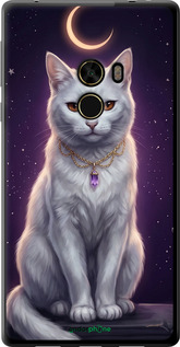 Силиконовый чехол Mystic White Cat Gothic Dark Purple Gold для Xiaomi Mi MiX - 6805u-426 изображение 