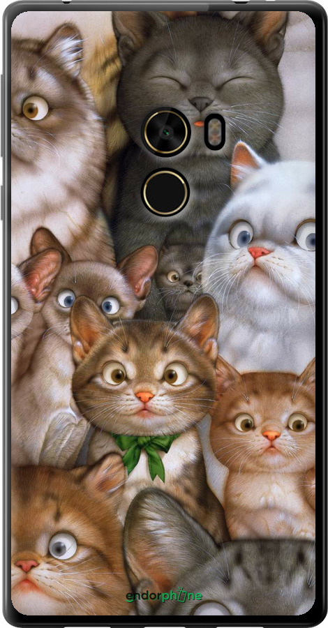 

Силіконовий чохол "Коти" для Xiaomi Mi MiX