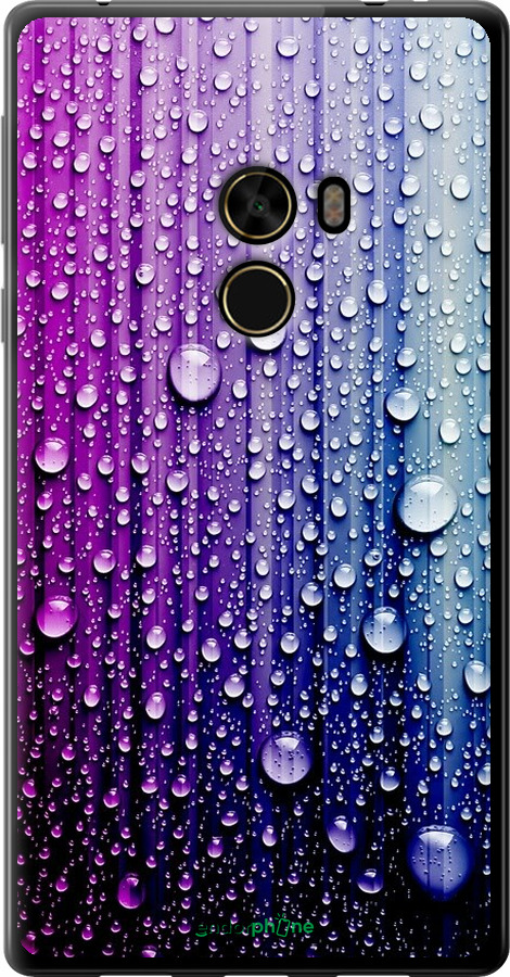 

Силіконовий чохол "Краплини води" для Xiaomi Mi MiX, Синій