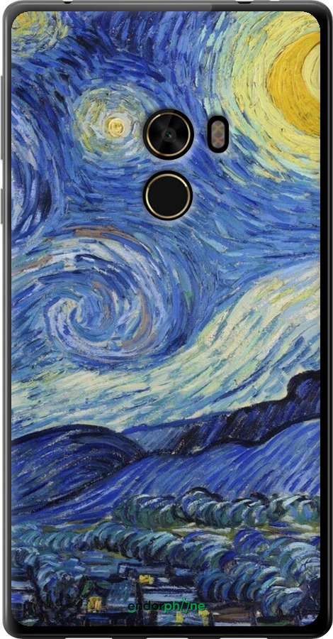 Силіконовий чехол «Зоряна ніч» Вінсента Ван Гога для Xiaomi Mi MiX - 6433u-426 изображение 