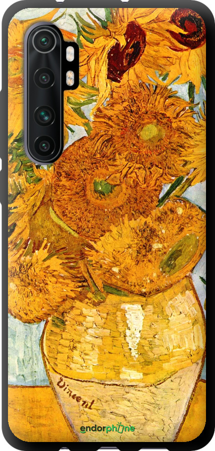 TPU чехол Вінсент Ван Гог. Соняшники для Xiaomi Mi Note 10 Lite - 162b-1937 изображение 
