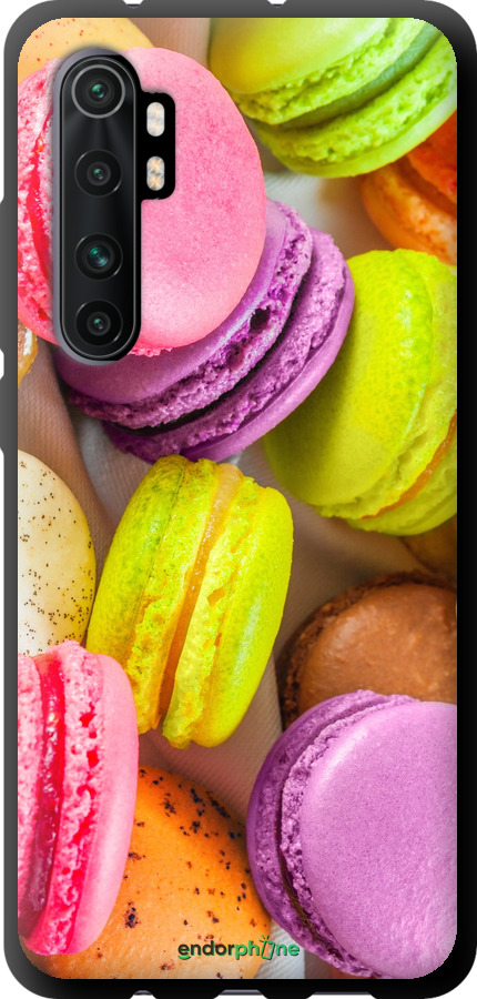 

TPU schwarz Hülle Makronen" für Xiaomi Mi Note 10 Lite", Gelb