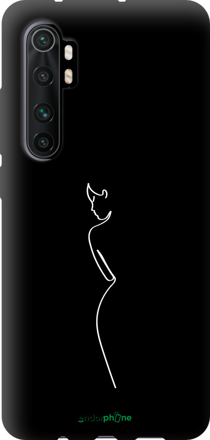 TPU чехол Силуэт1 для Xiaomi Mi Note 10 Lite - 4590b-1937 изображение 