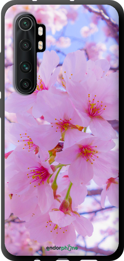 TPU чехол Сакура для Xiaomi Mi Note 10 Lite - 6029b-1937 изображение 