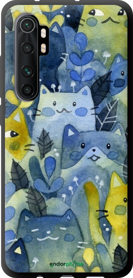 TPU чехол Із зображенням котячого лісу для Xiaomi Mi Note 10 Lite - 6447b-1937 изображение 