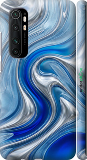 3D пластиковий матовий чехол Liquid Chrome для Xiaomi Mi Note 10 Lite - 6781m-1937 изображение 