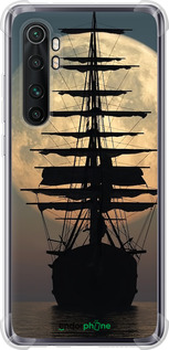 Силикон с усиленными углами чехол Корабль для Xiaomi Mi Note 10 Lite - 5998sp-1937 изображение 