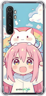 Силикон с усиленными углами чехол Девочка аниме радуга для Xiaomi Mi Note 10 Lite - 6304sp-1937 изображение 