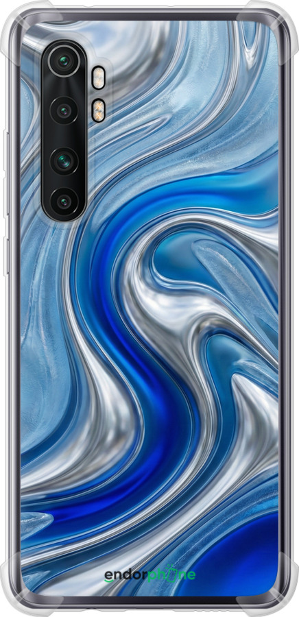 Силикон с усиленными углами чехол Liquid Chrome для Xiaomi Mi Note 10 Lite - 6781sp-1937 изображение 