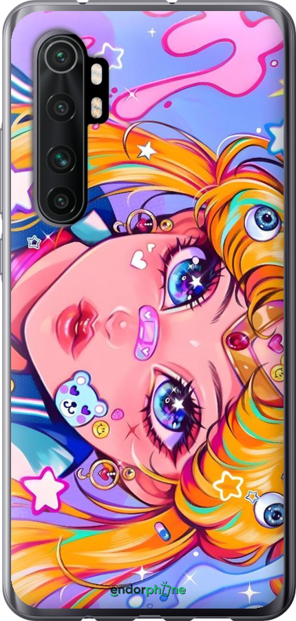 2D пластиковый чехол Сейлор Мун 4 для Xiaomi Mi Note 10 Lite - 6353t-1937 изображение 