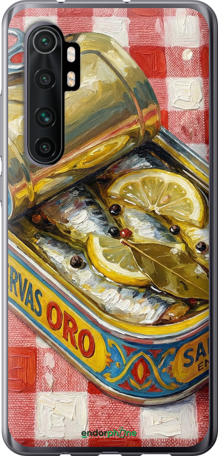 2D пластиковый чехол Vintage Sardine Tin Phone для Xiaomi Mi Note 10 Lite - 6772t-1937 изображение 