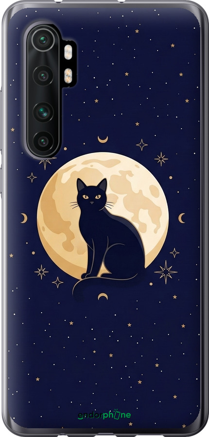 2D пластиковый чехол Cute Cat Celestial/Witchy для Xiaomi Mi Note 10 Lite - 6787t-1937 изображение 