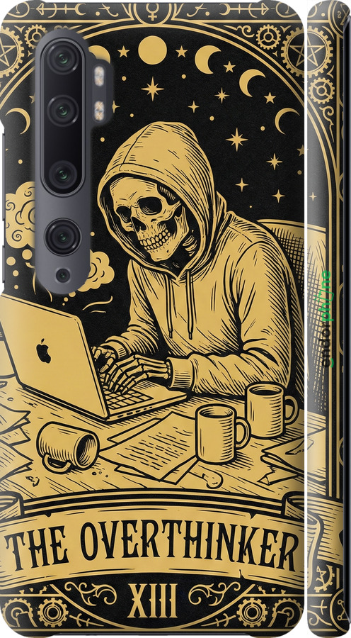3D пластиковый матовый чехол The Overthinker для Xiaomi Mi Note 10 - 6774m-1820 изображение 
