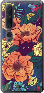 Силиконовый чехол С изображением полевых цветов для Xiaomi Mi Note 10 - 6419u-1820 изображение 