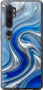 2D пластиковий чехол Liquid Chrome для Xiaomi Mi Note 10 - 6781t-1820 изображение 
