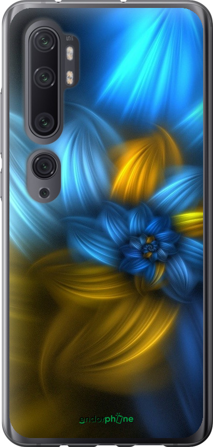 

Силіконовий чохол "Візерунок 46" для Xiaomi Mi Note 10, Синій