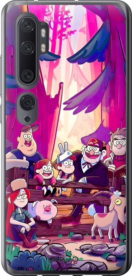 Силиконовый чехол Гравити Фолз для Xiaomi Mi Note 10 - 6365u-1820 изображение 